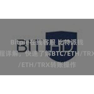 Bitpie在线客服 比特派钱包转账教程详解，快速了解BTC/ETH/TRX转账操作