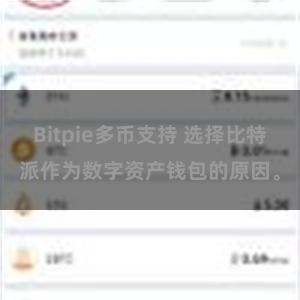 Bitpie多币支持 选择比特派作为数字资产钱包的原因。