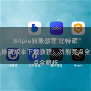 Bitpie转账教程 比特派钱包最新版本下载教程：功能亮点全解析