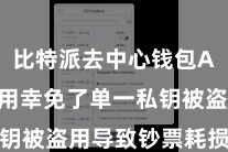 比特派去中心钱包App  有用幸免了单一私钥被盗用导致钞票耗损的风险